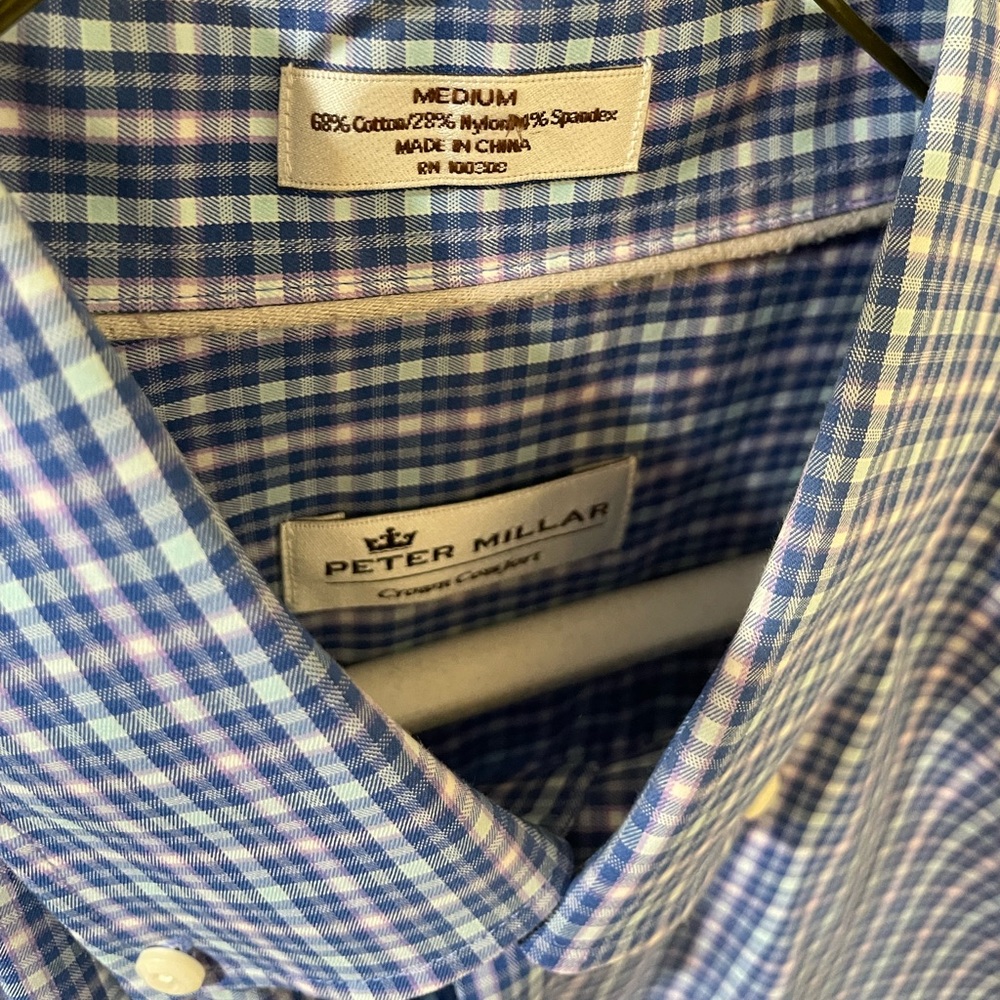 Peter Millar Blue Gingham